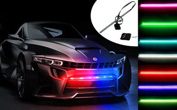 LED RGB CON CONTROL PARA AUTOMOVIL